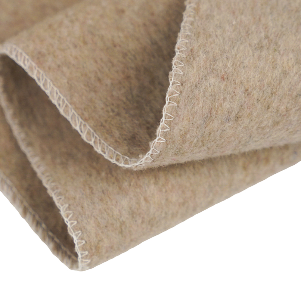 양모50%, 폴리에스터40%, 기타섬유10%, 720G/M, 된장색깔, 두꺼운 양면양모원단, ML-0124-4382-1