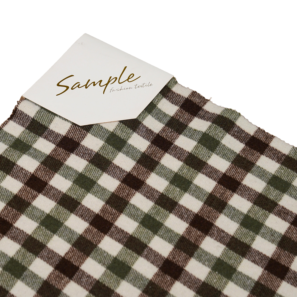 100% 기타, 410G/M 녹색, 갈색 및 흰색, 트위드 원사, ML-701234