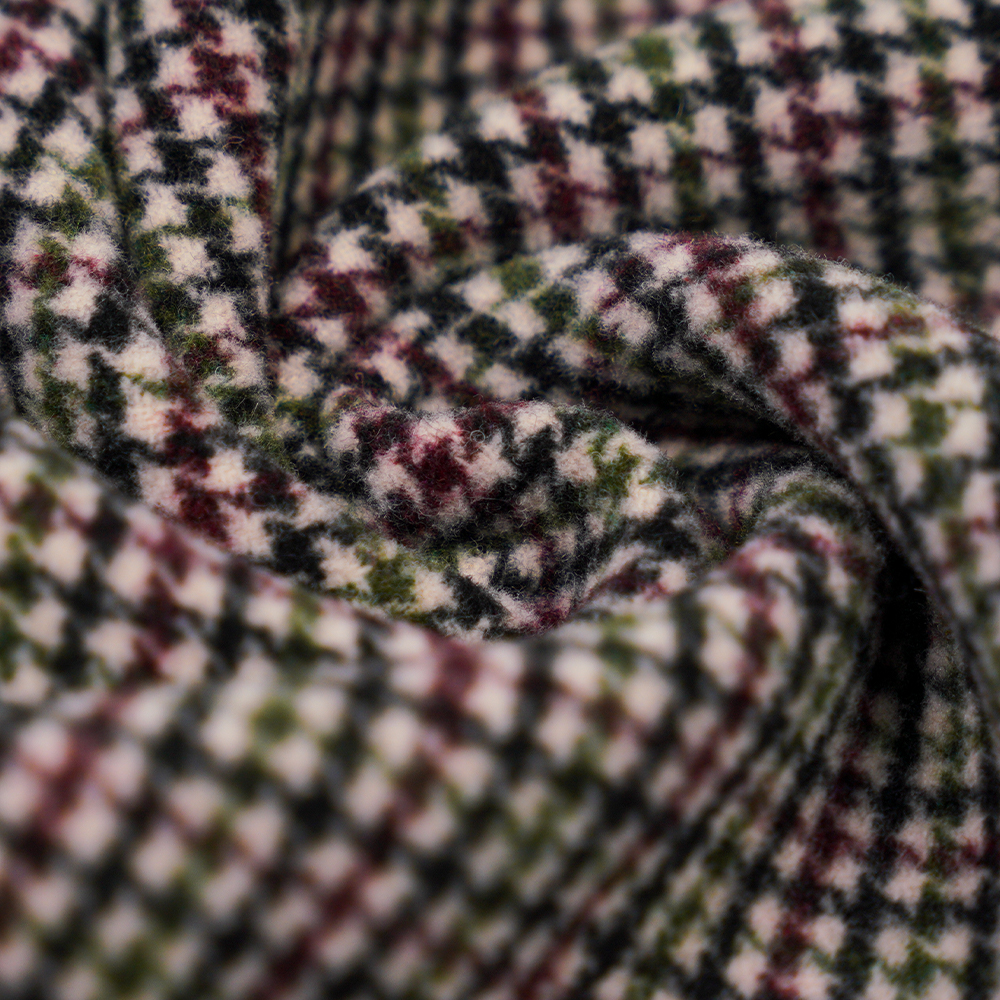 울20%, 폴리에스터70%, 기타섬유10%, 800G/M, 컬러체크, 양면벨벳원단, ML-4400-3