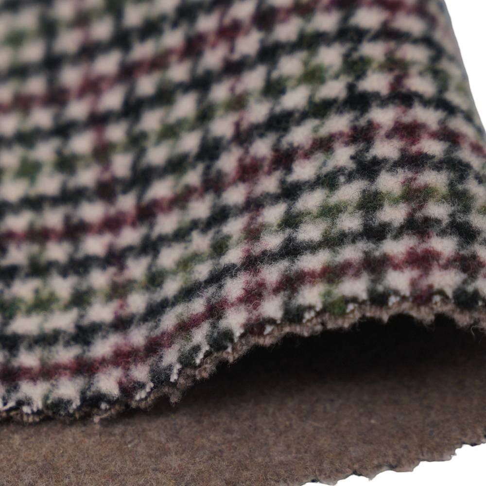 울20%, 폴리에스터70%, 기타섬유10%, 800G/M, 컬러체크, 양면벨벳원단, ML-4400-3