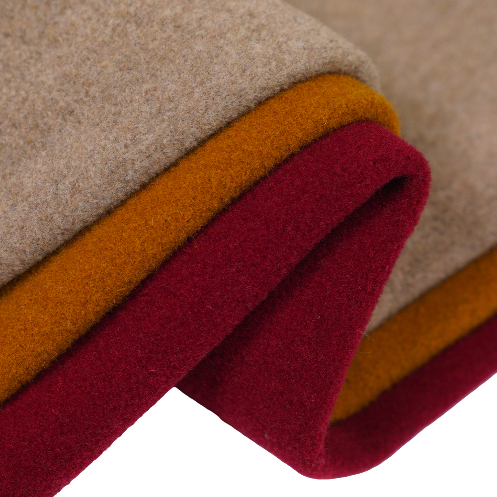 울 50%, 기타섬유 50%, 750G/M, 옐로우 카멜, 벨벳 원단, ML-DALAN-D